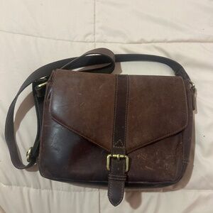 Leather handbag